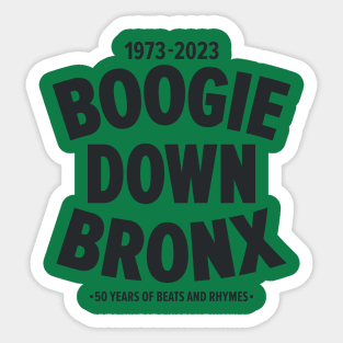 Boogie Down Bronx - 50 years of Hip Hop Sticker